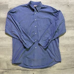 Brooks Brothers Shirt Mens 16 - 4 Light Blue 100% Cottons Dress Button Up